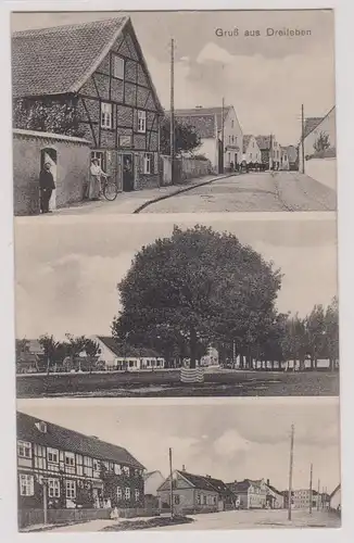 900171 Mehrbild Ak Gruß aus Dreileben Ortsansichten um 1928
