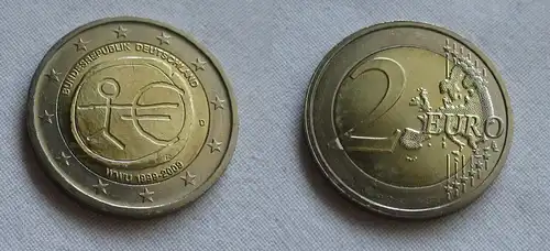 2 Euro Münze Deutschland 2009 10 Jahre Europäische Währungsunion D (158587)