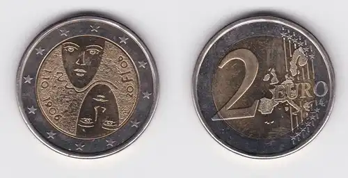 2 Euro Bi-Metall Münze Finnland Parlamentsreform 2006 Stempelglanz (112634)