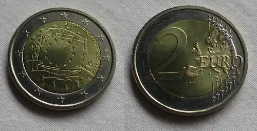 2 Euro Gedenkmünze Finnland 30 JAHRE EUROPAFLAGGE 2015 Stgl. (158330)