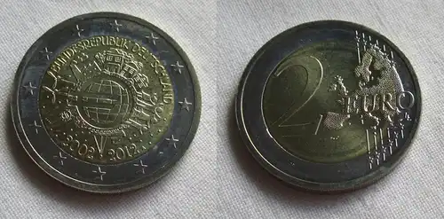 2 Euro Gedenkmünze Deutschland 10 Jahre Euro Bargeld 2012 A Stgl. (158332)