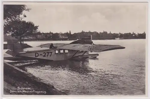 01230 Ak Bodensee Dornier Wasserflugzeug D-277, 1931