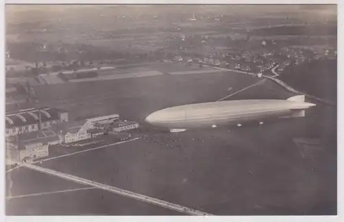 90195 Ak Amerika Zeppelin Z.R.III bei der Landung 1924