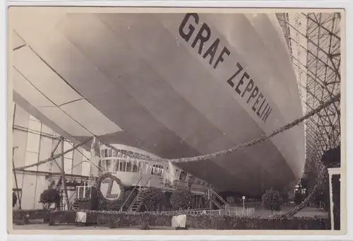 901070 Foto Karte Luftschiff Graf Zeppelin um 1930