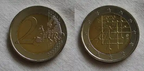 2 Euro Gedenkmünze Finnland 100 Jahre Universität Turku 2020 Stgl. (159777)