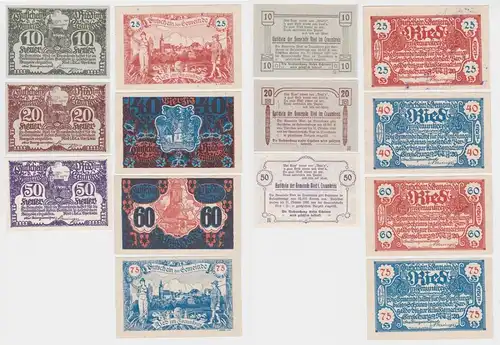 7x Notgeld Banknoten Ried Traunkreis 1920 (154798)