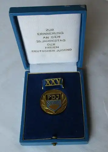 Medaille Zur Erinnerung 25. Jahrestag der FDJ Freie Deutsche Jugend (117130)