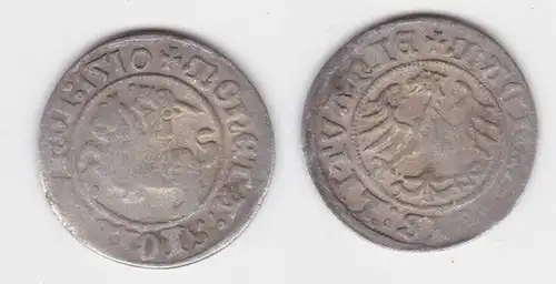 1/2 Groschen Münze Polen Litauen 1510 Sigismund I. (124611)