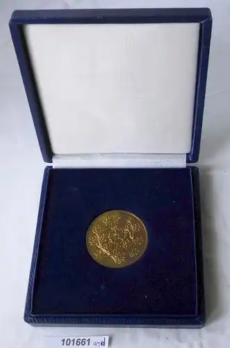 DDR Medaille FDGB Feriendienst Stadt Buckow im Etui (101661)