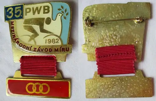 DDR Medaille 35. Course de la Paix - Friedensfahrt PWB 1982 Ehrengast (133623)
