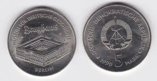 DDR Gedenk Münze 5 Mark Berlin Zeughaus 1990 (108897)