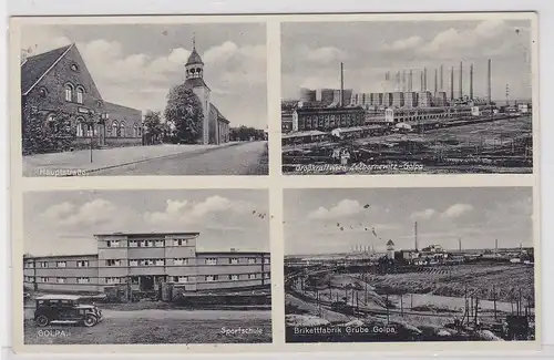 79010 Mehrbild Ak Großkraftwerk Zschornewitz Golpa, Brikettfabrik usw. um 1930