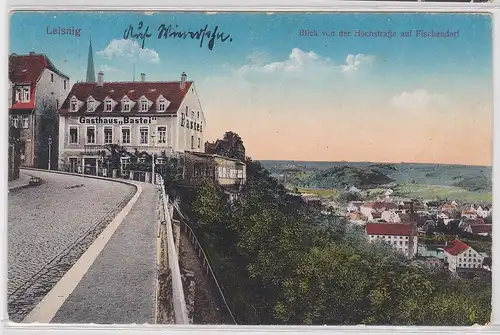 903100 AK Leisnig - Blick von der Hochstraße auf Fischendorf 1918