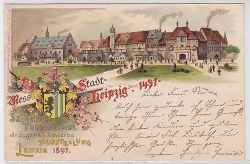 903114 AK Sächsisch-Thüringische Industrie- & Gewerbe Ausstellung Leipzig 1897