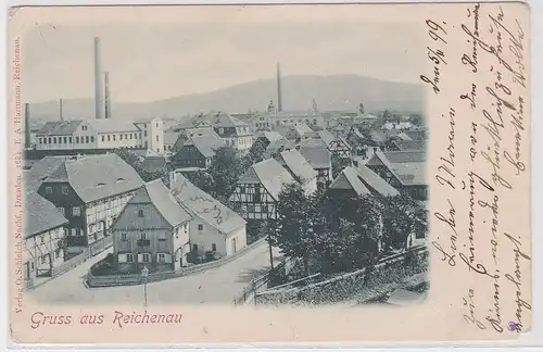 902984 AK Gruss aus Reichenau - Totalansicht 1899