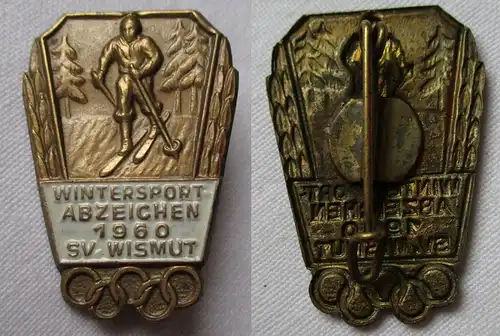 DDR Wintersport Abzeichen 1960 SV Sportvereinigung Wismut (127325)
