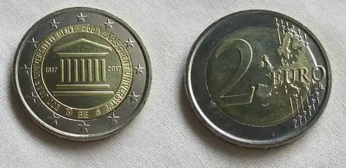 2 Euro Münze Belgien 2017 Universität Gent (159311)