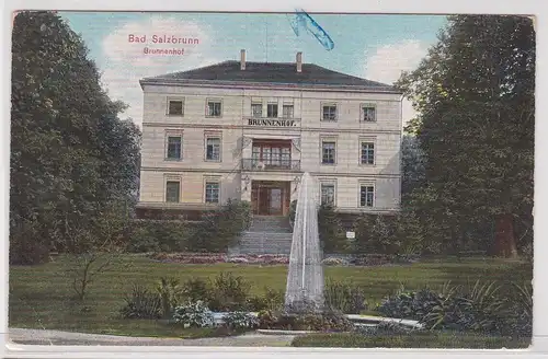 54129 AK Bad Salzbrunn (Szczawno-Zdrój) - Brunnenhof mit Parkpartie