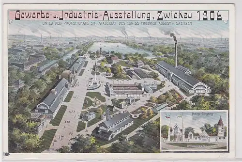 902506 Ak Gewerbe- & Industrie-Ausstellung Zwickau 1906