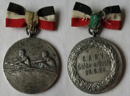 Medaille Sachsen-Anhaltisscher Ruderverband S.A.R.V. Calbe 23.6.1929 (129181)