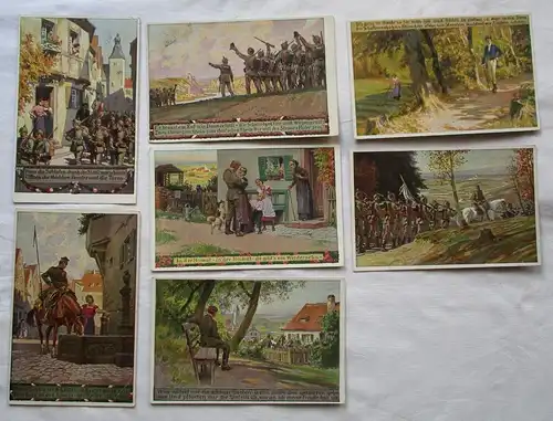 49669/7 Künstler Ak Paul Hey Soldaten Motive 1.Weltkrieg