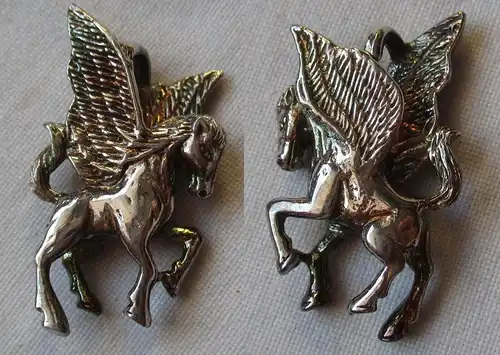 eleganter Silber Kettenanhänger Pegasus geflügeltes Pferd (154115)