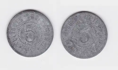 5 Pfennig Notgeld Zink Münze Friedrichswerth Eduard Meyer (122825)