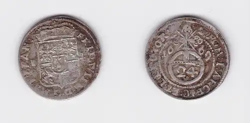 1/24 Taler Silber Münze Brandenburg Preussen IL Berlin 1669 (127185)