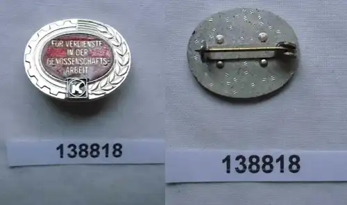 DDR Ehrennadel Für Verdienste in der Genossenschaftsarbeit in Silber (138818)