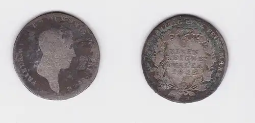 1/6 Taler Silber Münze Preussen Friedrich Wilhelm III 1812 A (127181)