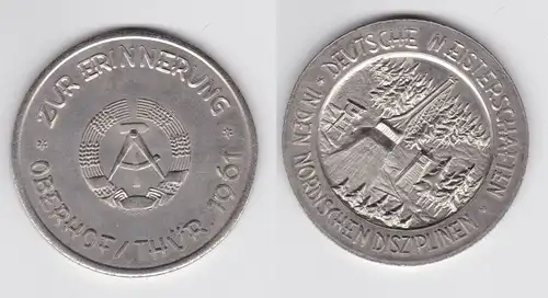 DDR Medaille dt. Meisterschaften nordischen Disziplinen Oberhof 1961 (145035)