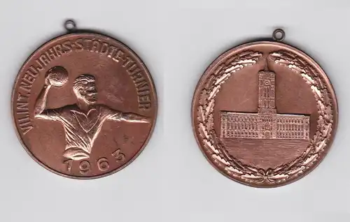 DDR Medaille VII. Int. Neujahrsstädte Turnier Handball Berlin 1963 (103359)