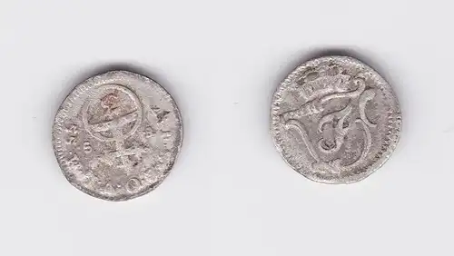 3 Pfennige Billon Münze Sachsen Weimar Eisenach 1755 F.S. (126649)