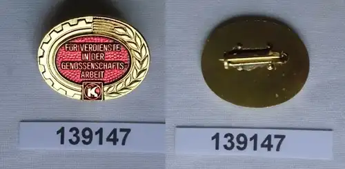 DDR Ehrennadel Für Verdienste in der Genossenschaftsarbeit in Gold (139147)