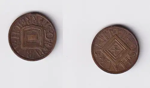 1/2 Schilling Silber Münze Österreich Wappen 1925 f.vz (157970)