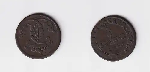 1/4 Stuber Kupfer Münze Erzbistum Köln 1746 f.ss (156689)