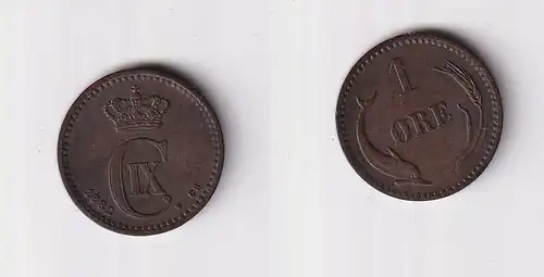 1 Öre Kupfer Münze Dänemark 1882 ss (152489)