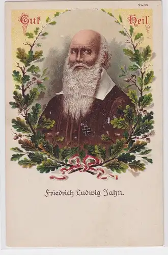 904187 Ak Lithographie Deutscher Turnerbund Turnvater Jahn Gut Heil um 1910