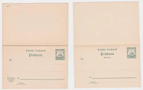 902740 Ganzsache P7 Deutsche Kolonien 5/5 Pfennig Samoa 1901