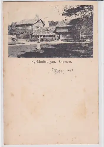 903414 Ak Skansen Stockholmer Freilichtmuseum Halbinsel Djurgården um 1900