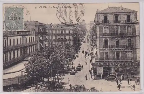 902911 Ak Oran Algerien le Boulevard Seguin 1924