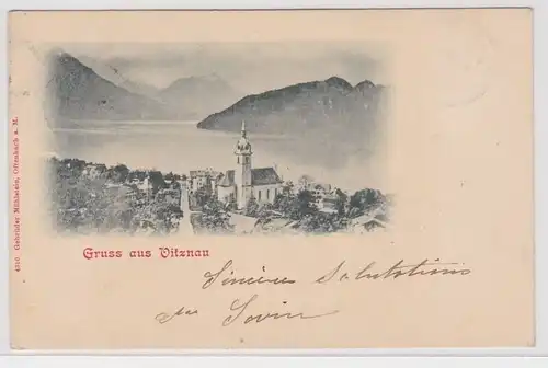 903542 Ak Gruß aus Vitznau Kanton Luzern Schweiz 1900