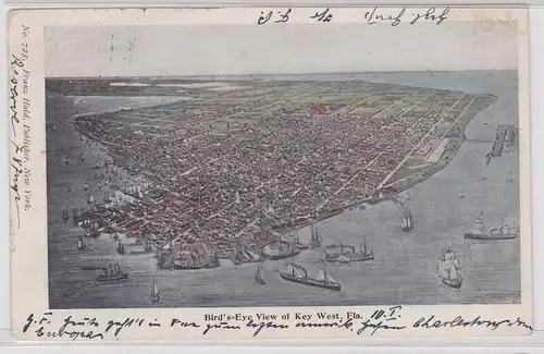 903547 Ak Bird´s Eye View of Key West Florida 1905