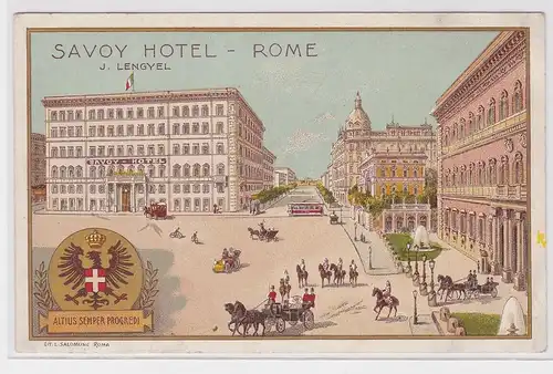 904066 Ak Rom Savoy Hotel um 1910