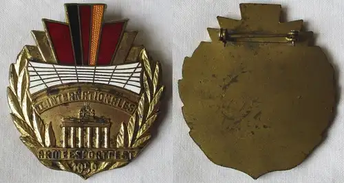 Abzeichen II. Internationales Armeesportfest 1959 Siegermedaille Gold (120940)
