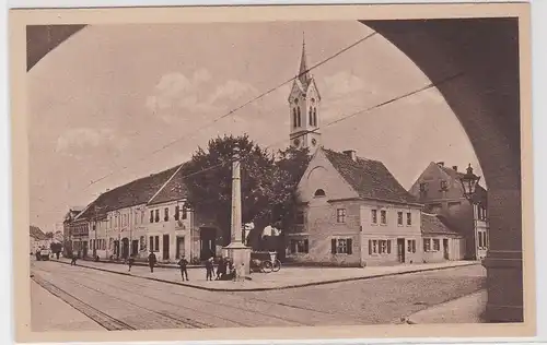 96107 Ak Rosslau Hauptstraße um 1930