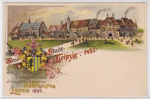 904303 AK Sächsisch-Thüringische Industrie- & Gewerbe Ausstellung Leipzig 1897