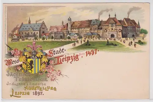 904303 AK Sächsisch-Thüringische Industrie- & Gewerbe Ausstellung Leipzig 1897