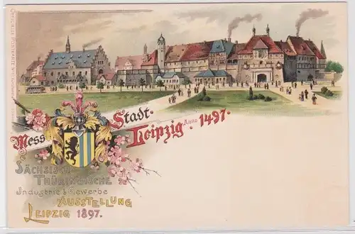 902508 AK Sächsisch-Thüringische Industrie- & Gewerbe Ausstellung Leipzig 1897