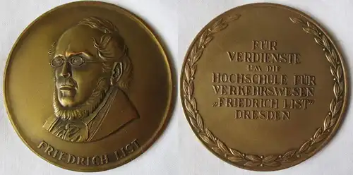 DDR Medaille Hochschule für Verkehrswesen "Friedrich List" Dresden (123129)